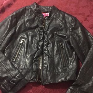 Girls biker jacket